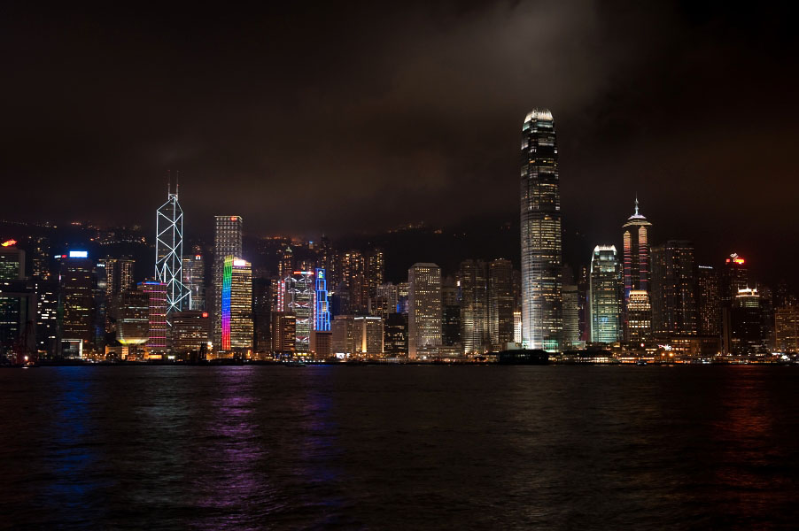 維多利亞港夜景