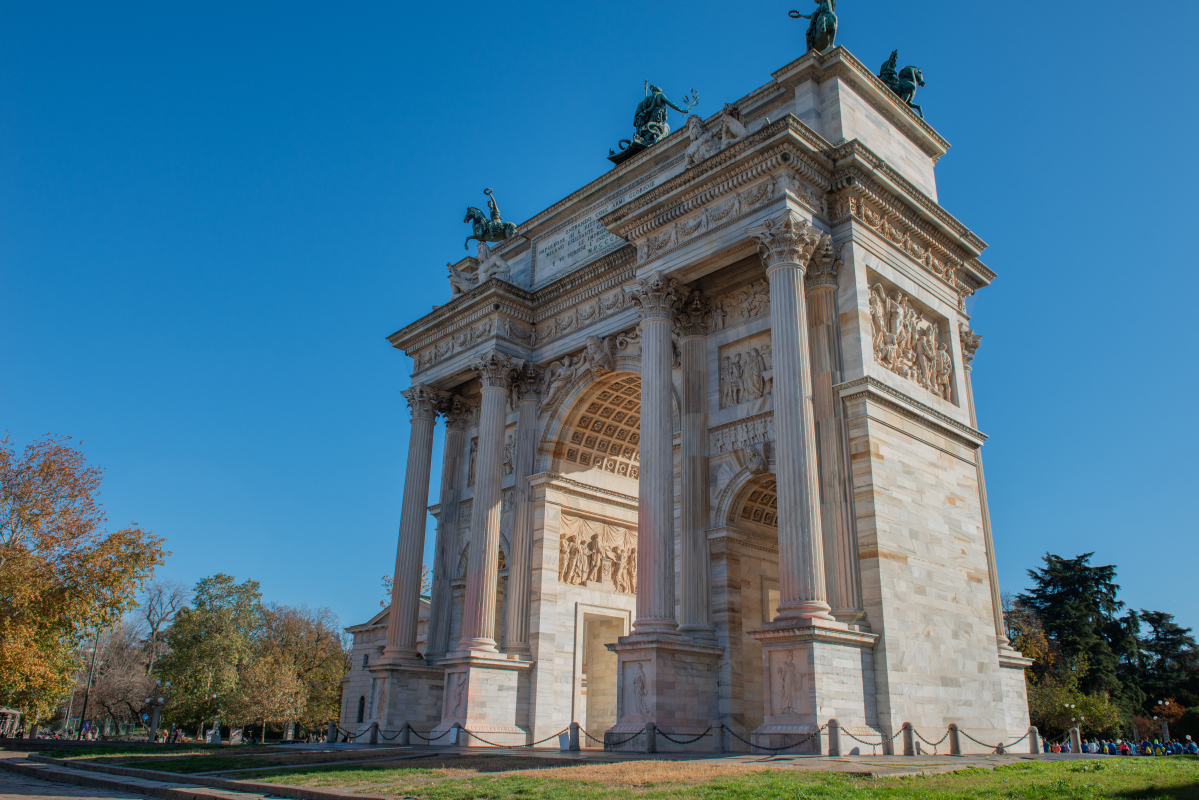 米兰的和平门Arco della Pace