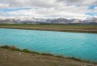 Mt Cook Alphine Salmon養殖場旁的藍色小河